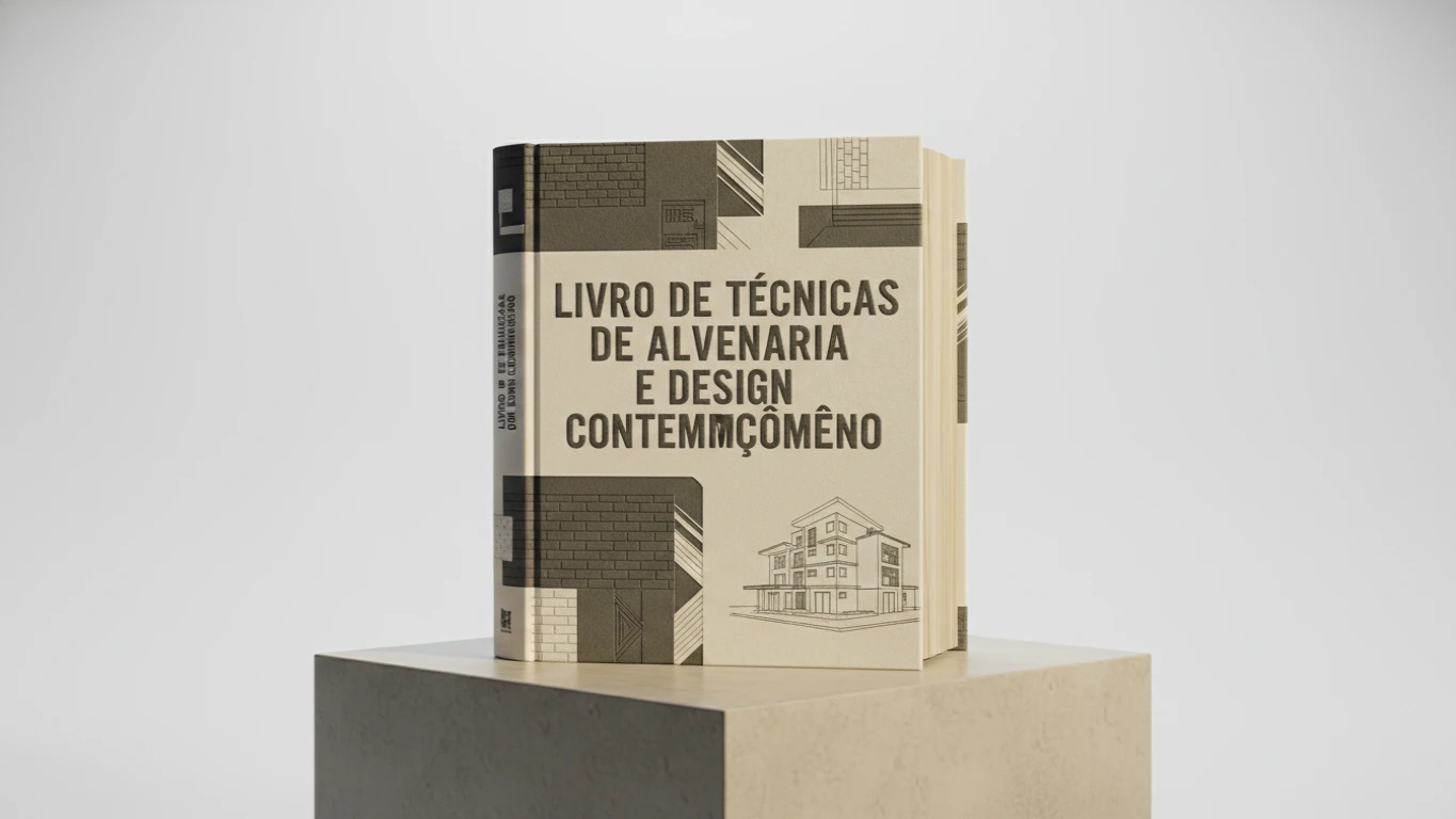 Livro de Técnicas de Alvenaria e Design Contemporâneo