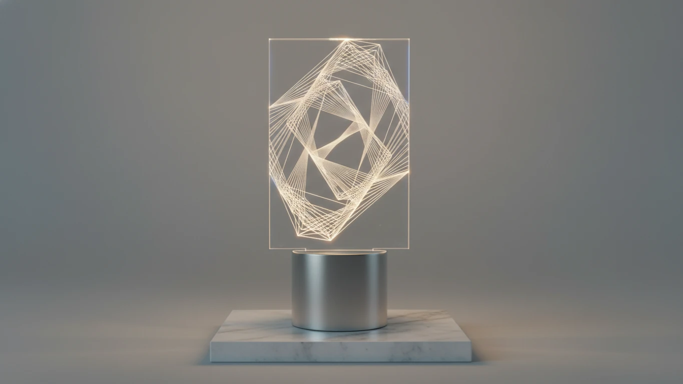 Luminária LED de Acrílico Personalizada