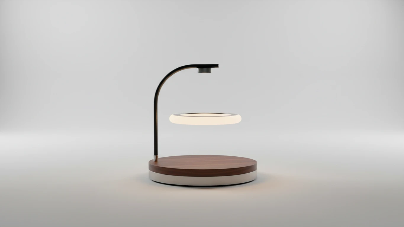 Luminária Magnética Flutuante de Design