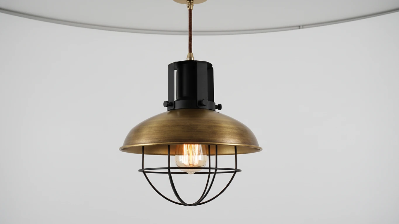 Luminária Pendente Estilo Industrial