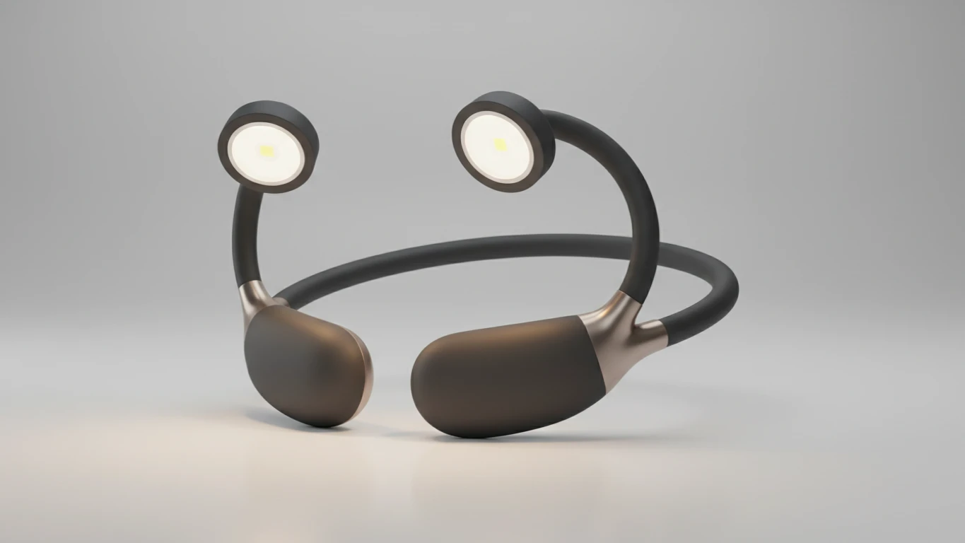 Luminária de Leitura de Pescoço Flexível