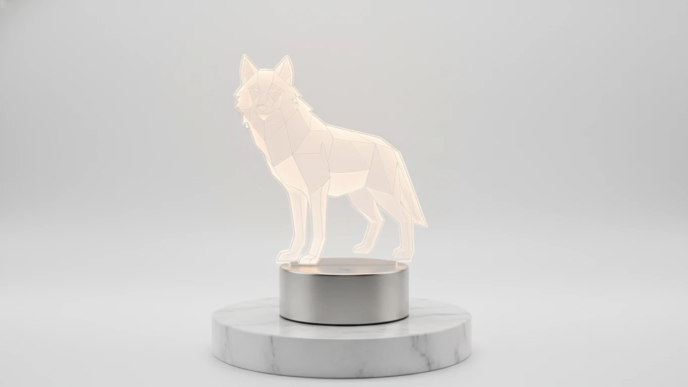 Luminária de Mesa 3D Temática Animal