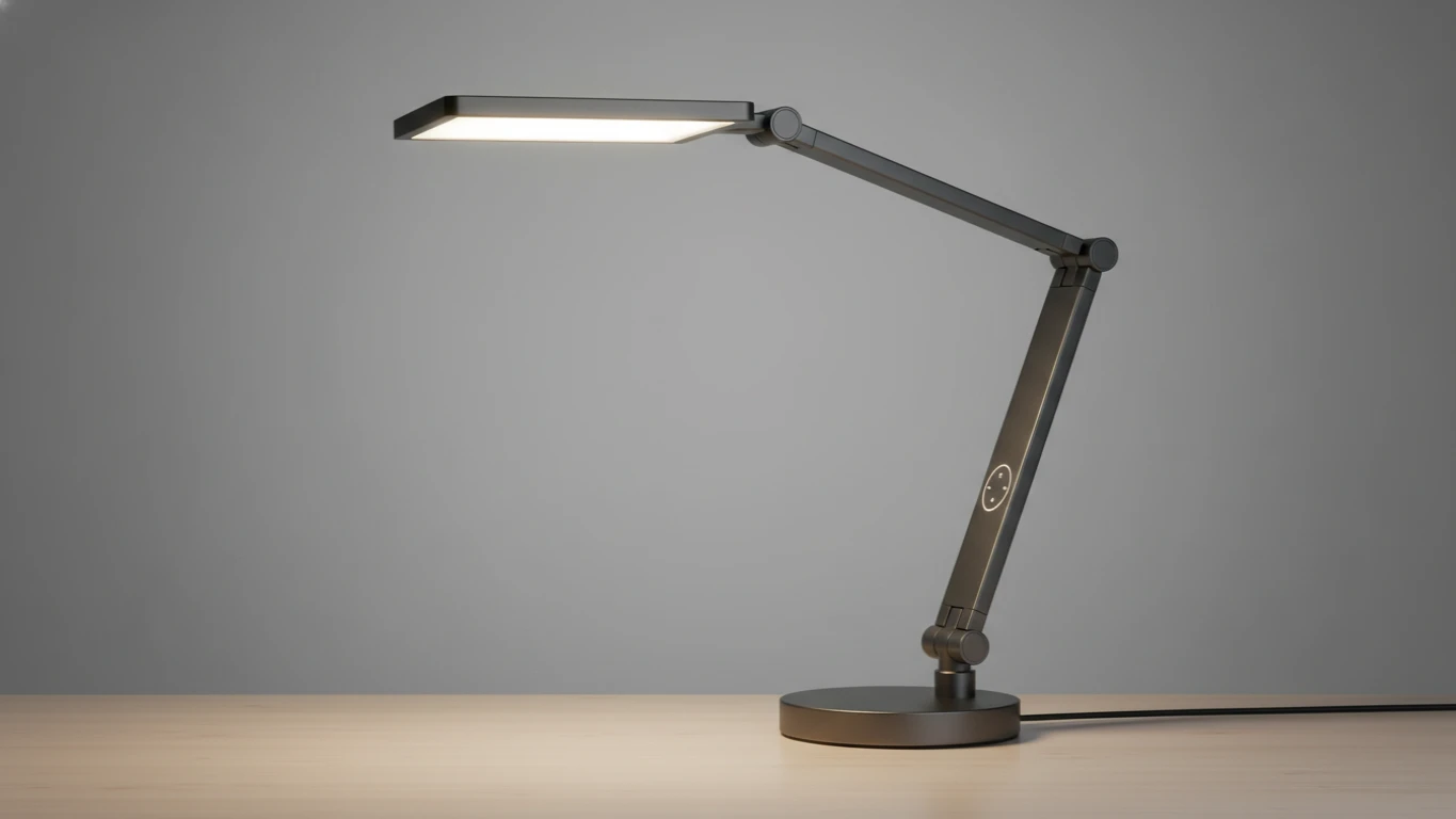 Luminária de Mesa Articulada com Ajuste de Brilho