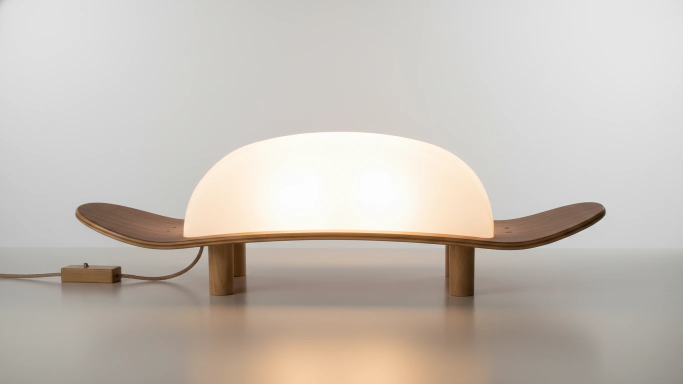 Luminária de Mesa em Formato de Shape