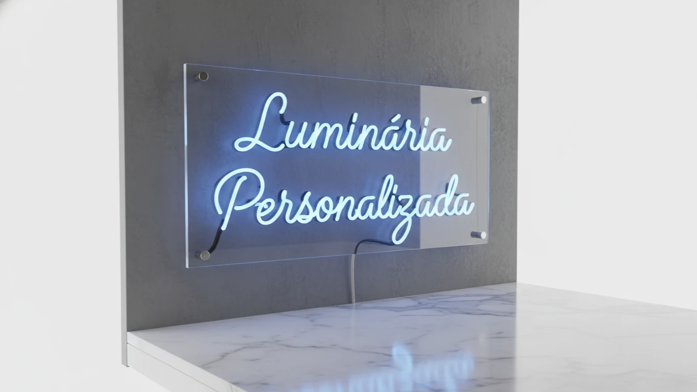 Luminária de Neon Personalizada