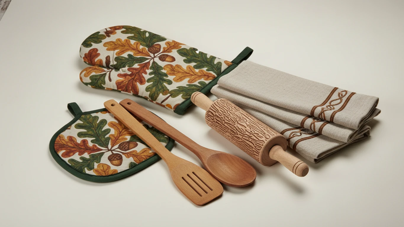 Luva Térmica e Kit de Cozinha Temático