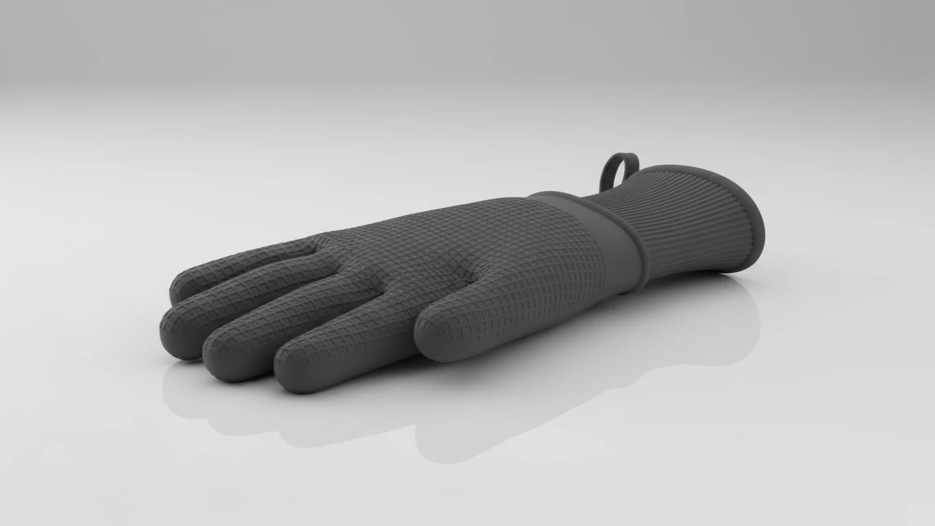 Luva de Cozinha em Silicone Térmico