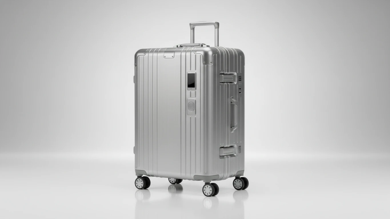 Mala de Viagem Inteligente em Alumínio Premium