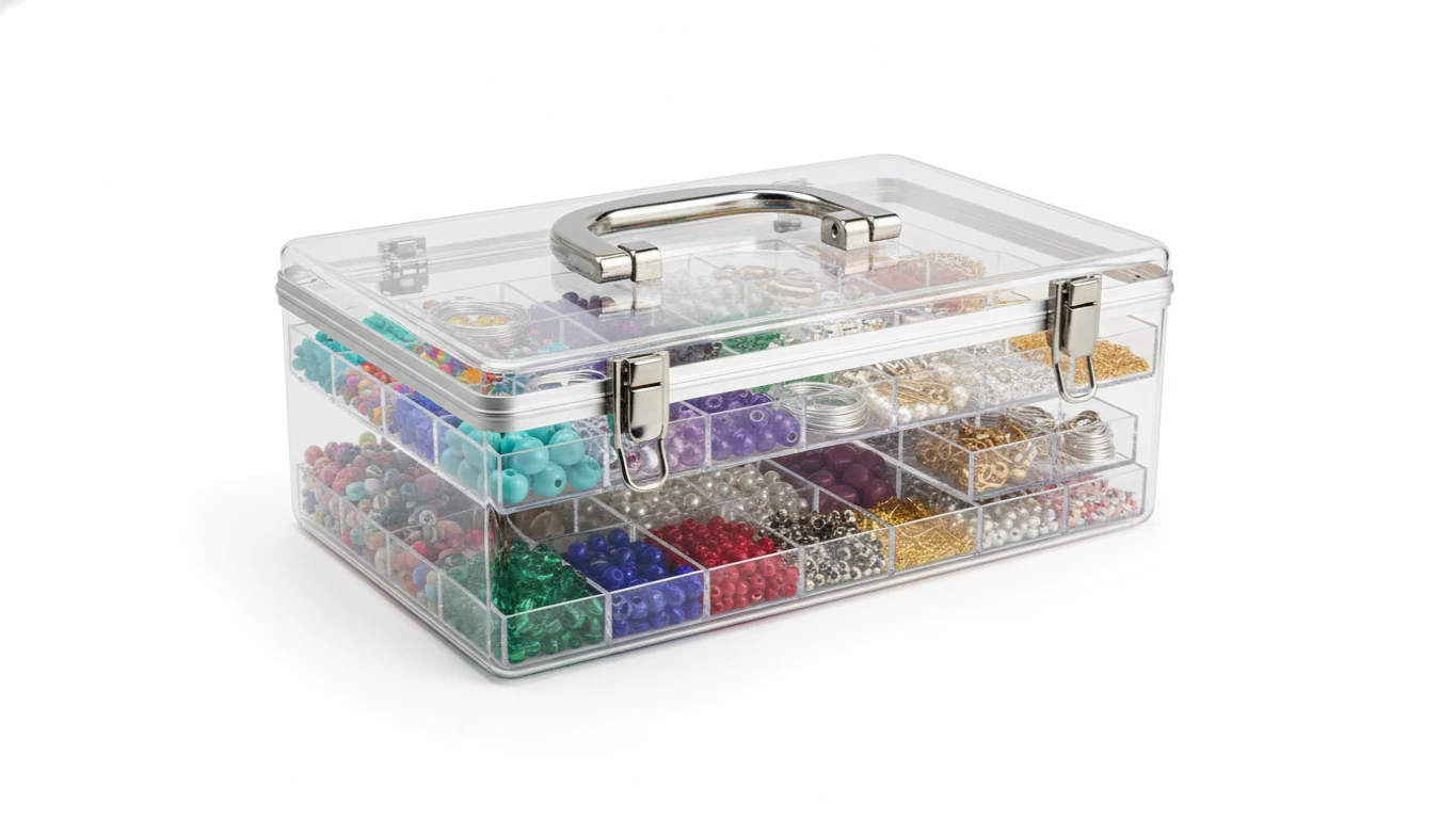 Maleta Organizadora de Miçangas e Joias