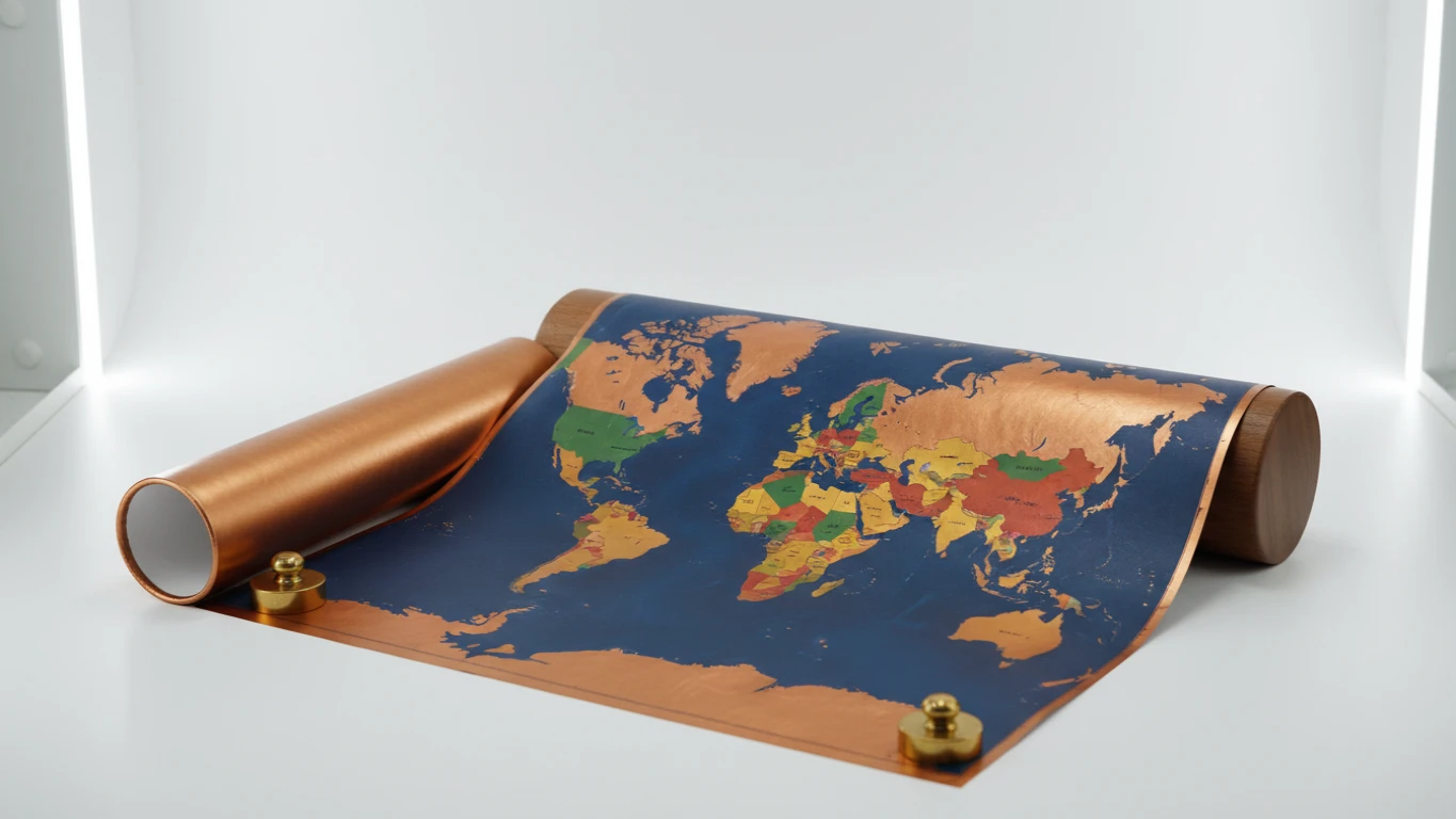 Mapa-Múndi de Raspar Versão Premium