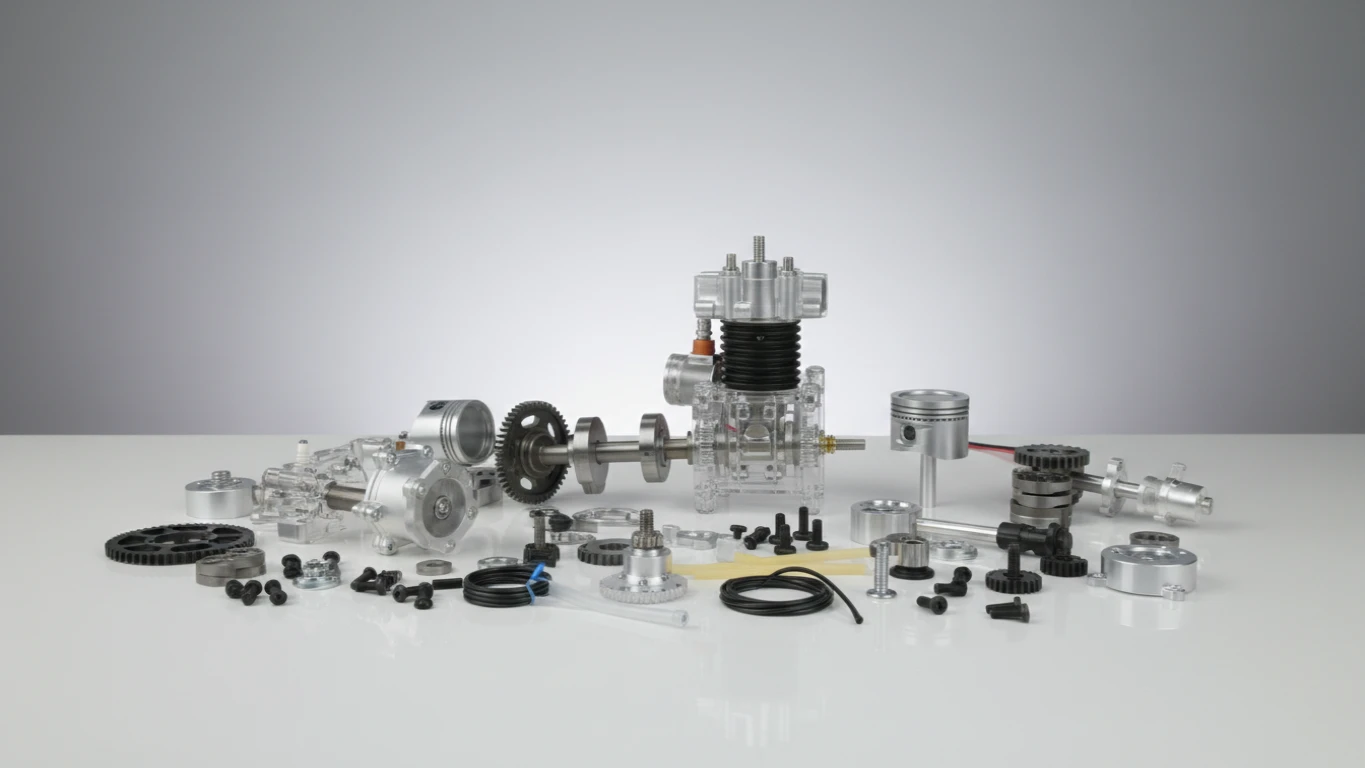 Maquete de Motor a Combustão para Montar