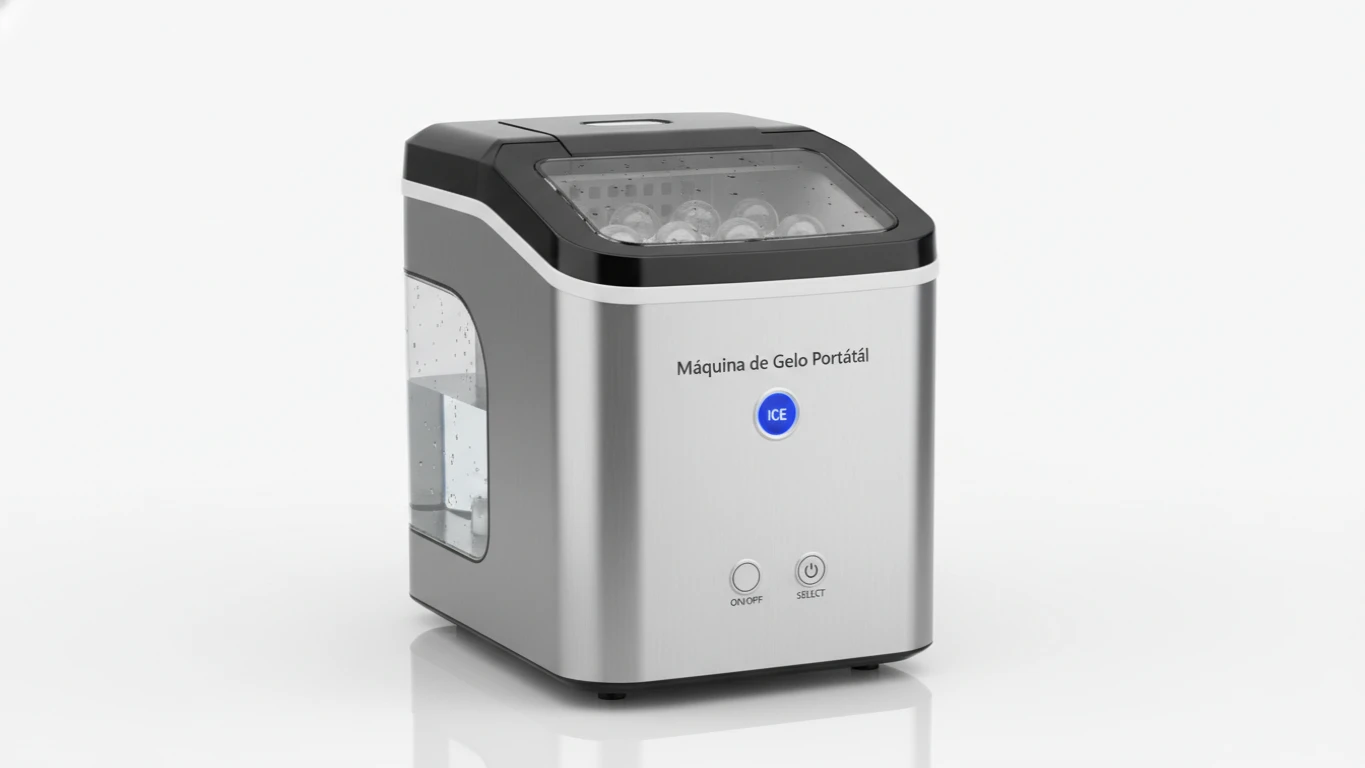 Máquina de Gelo Portátil