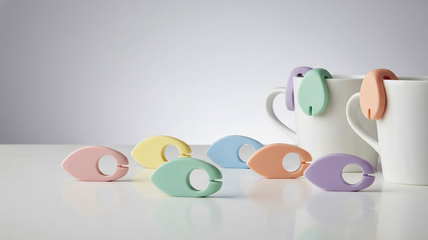 Marcadores de Xícaras em Silicone