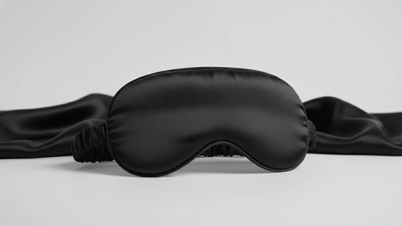 Máscara de Dormir Blackout em Seda Pura