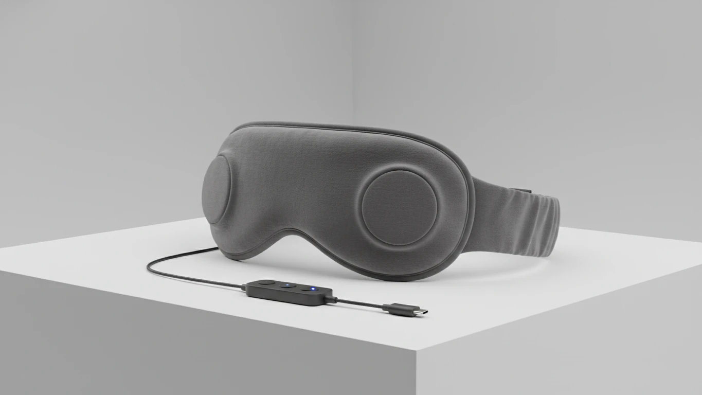 Máscara de Dormir com Áudio Bluetooth