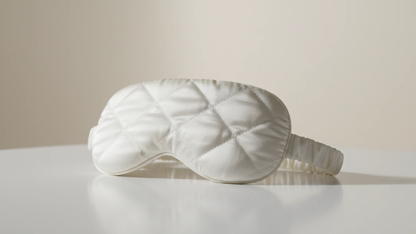 Máscara de Dormir em Seda Acolchoada