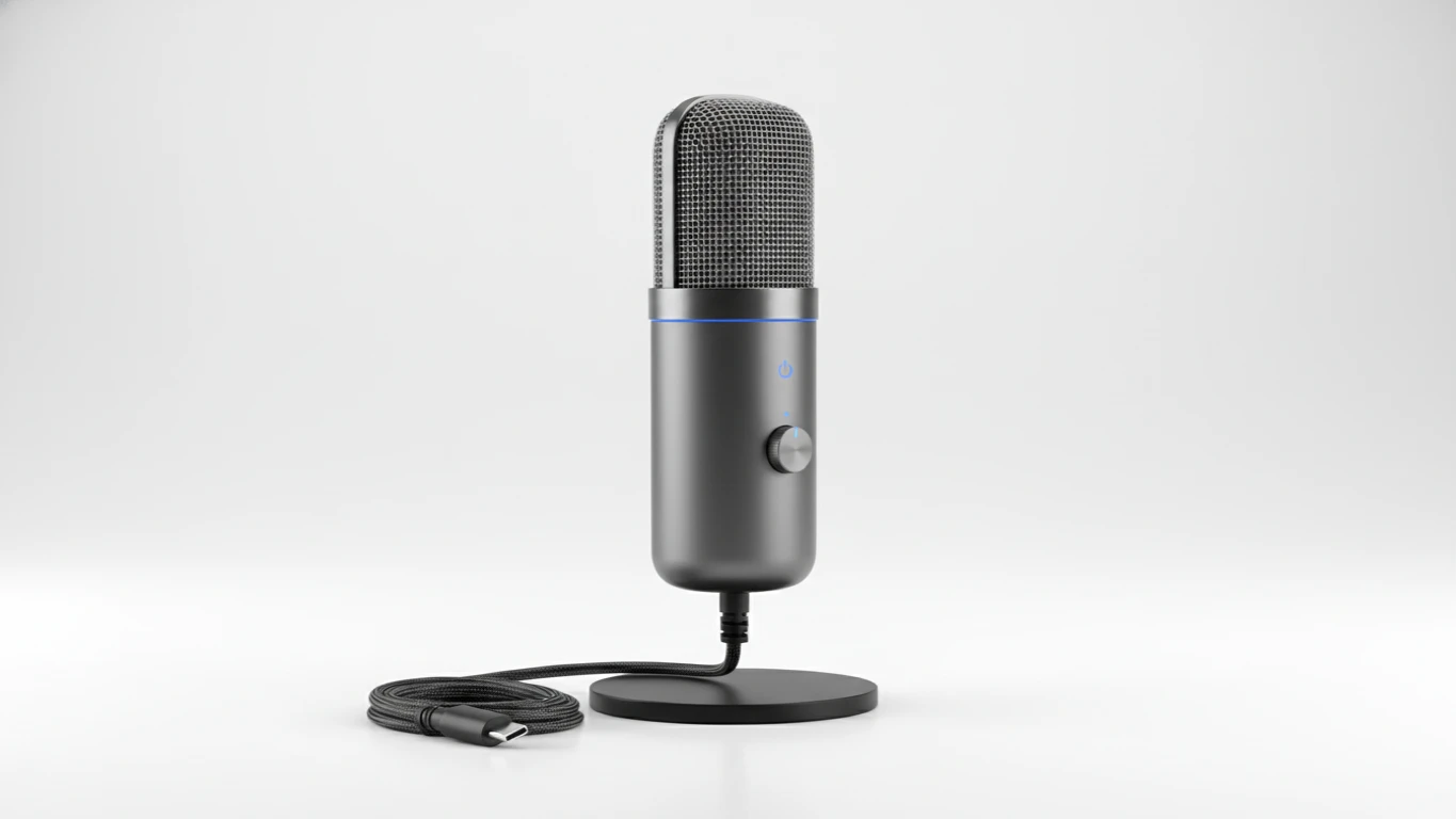 Microfone USB para Reuniões e Stream