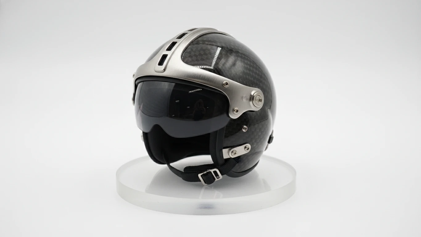 Mini Capacete de Piloto para Coleção