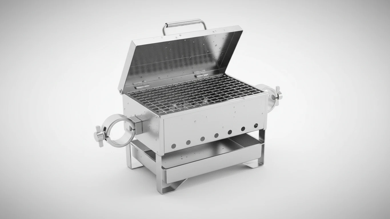 Mini Churrasqueira Inox para Barco