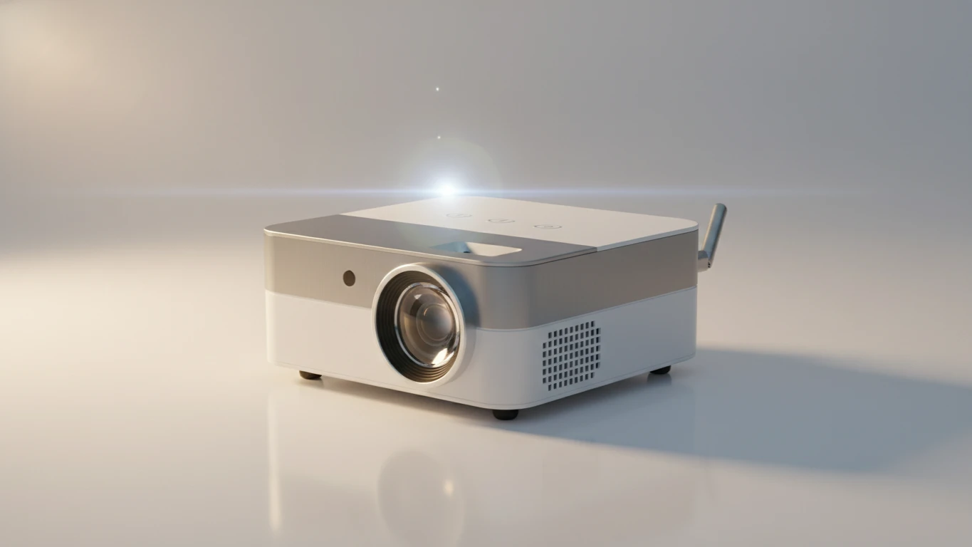 Mini Projetor Portátil com Conexão Sem Fio
