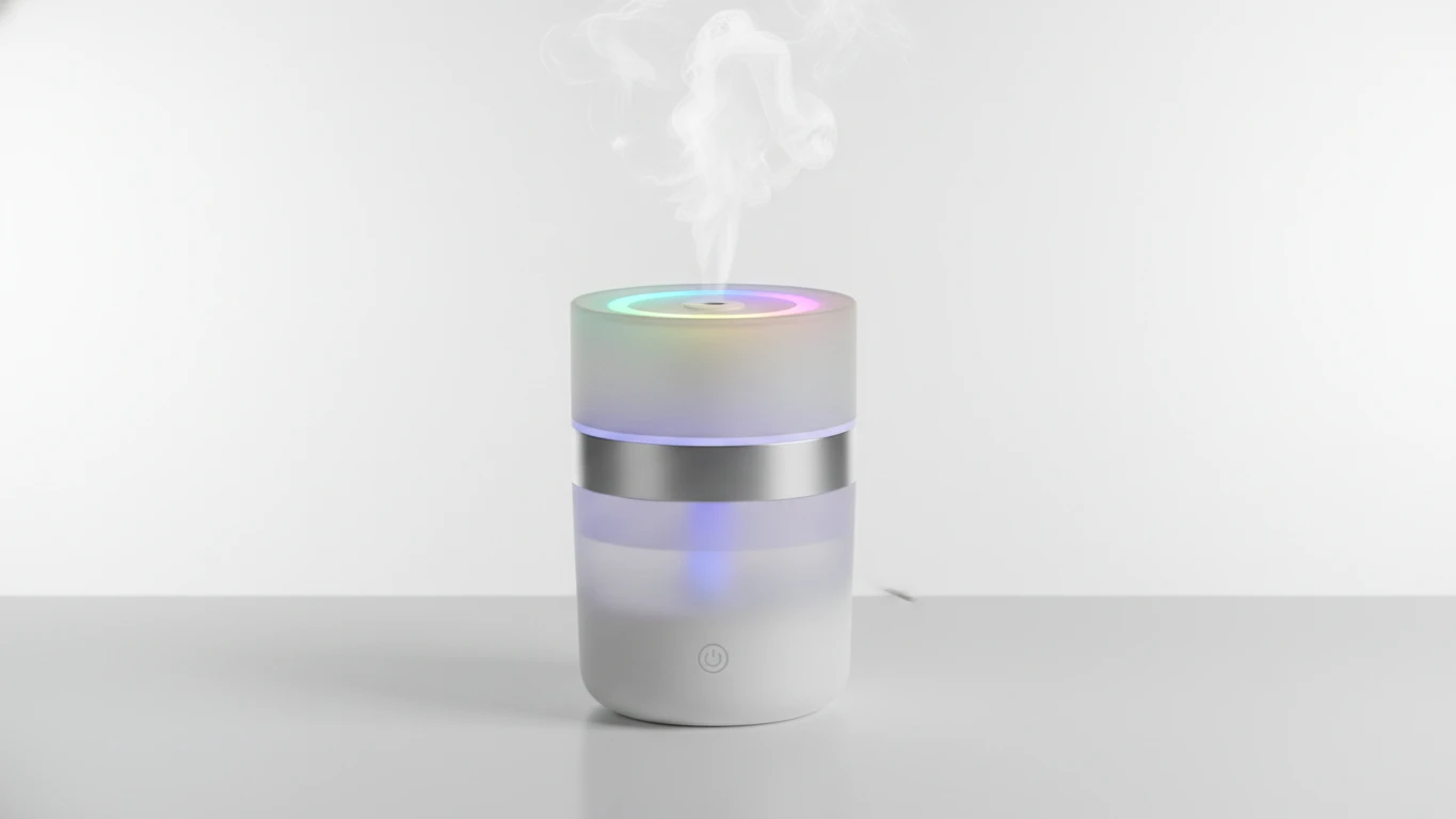 Mini Umidificador de Ar com LED