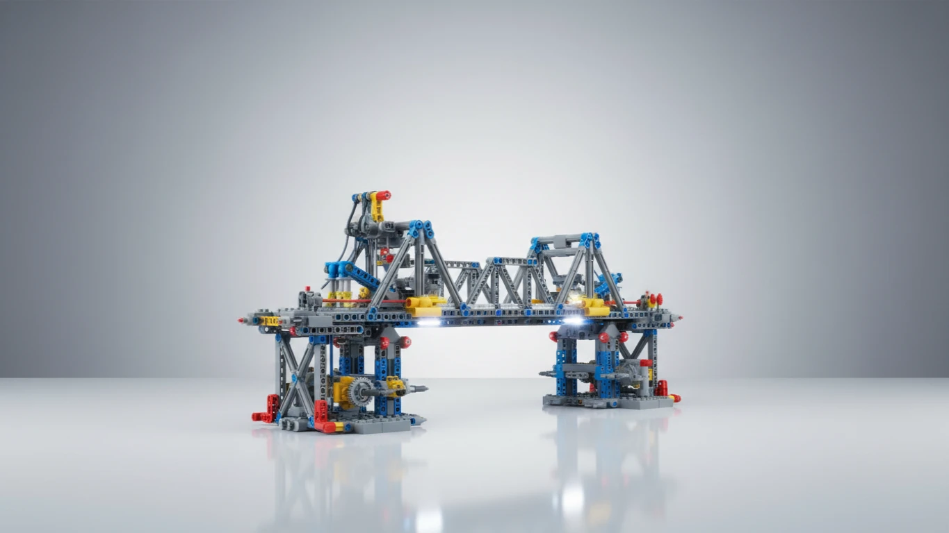 Miniatura de Engenharia em Blocos de Montar