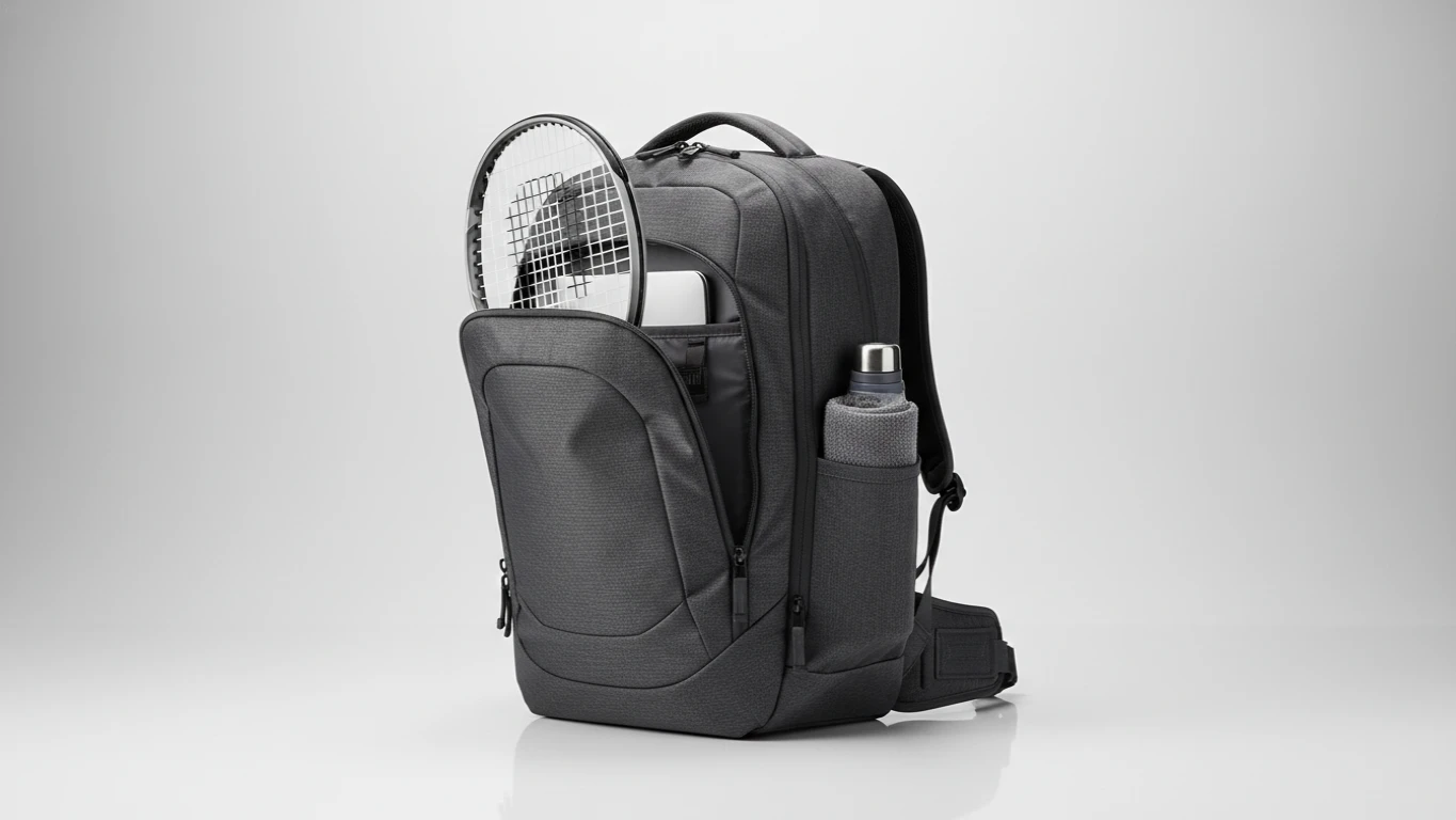 Mochila Esportiva com Compartimento para Raquetes