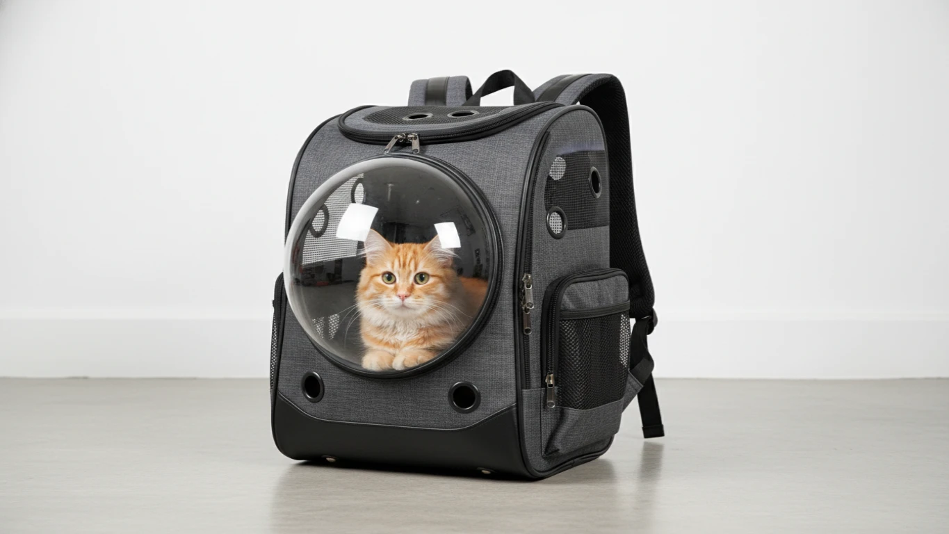 Mochila de Transporte com Visor Panorâmico