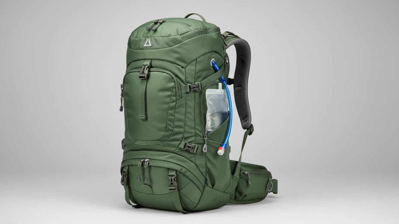 Mochila de Trilha com Compartimento para Hidratação