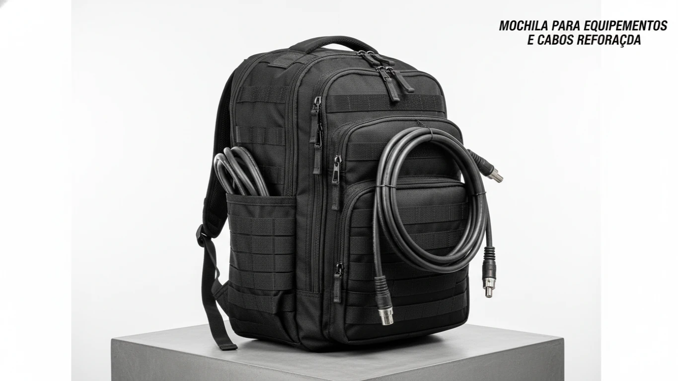 Mochila para Equipamentos e Cabos Reforçada