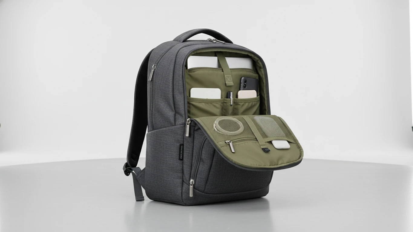 Mochila para Laptop com Divisórias Organizadoras
