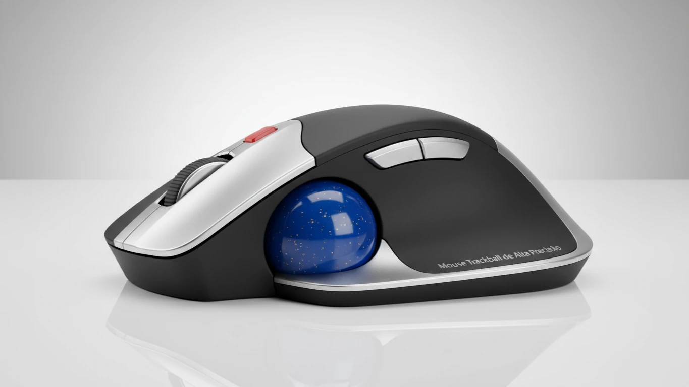 Mouse Trackball de Alta Precisão