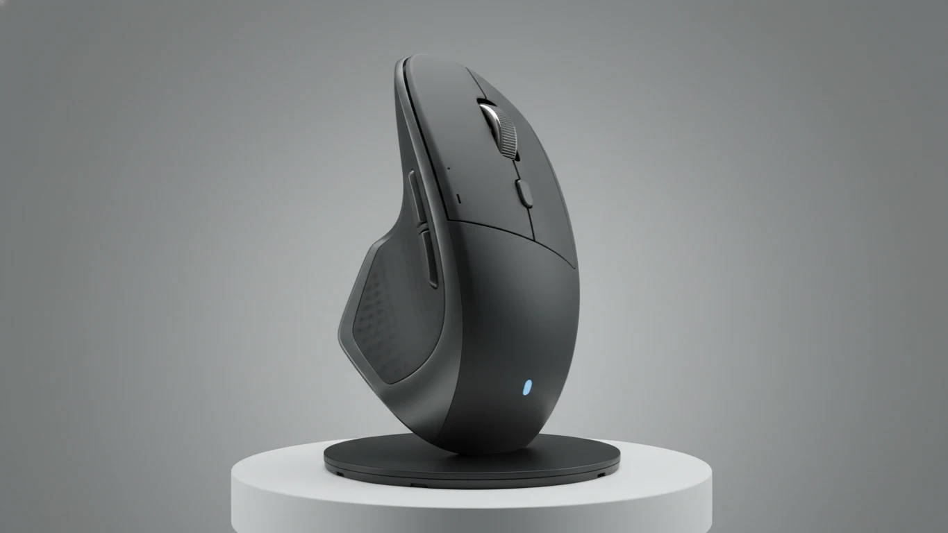 Mouse Vertical Ergonômico Wireless