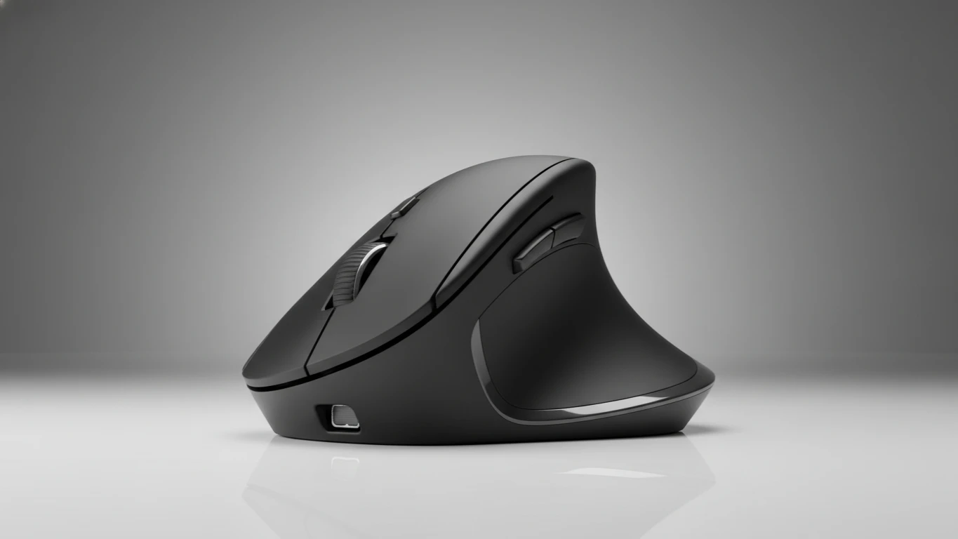 Mouse Vertical Ergonômico de Alta Precisão