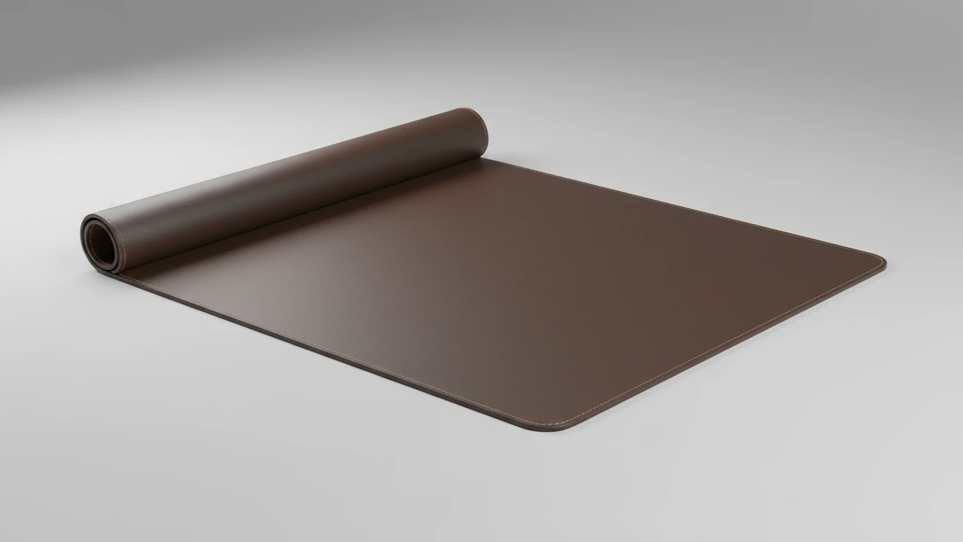 Mousepad Extendido de Couro Ecológico
