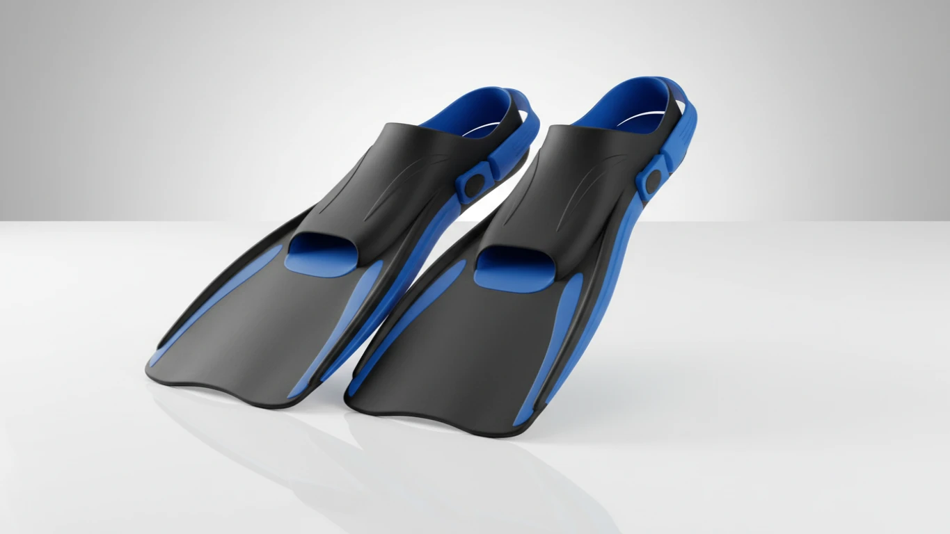 Nadadeiras de Treino de Lâmina Curta