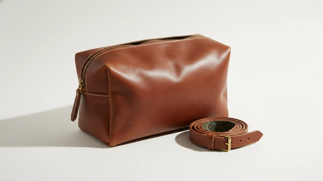 Necessaire de Couro para Viagens