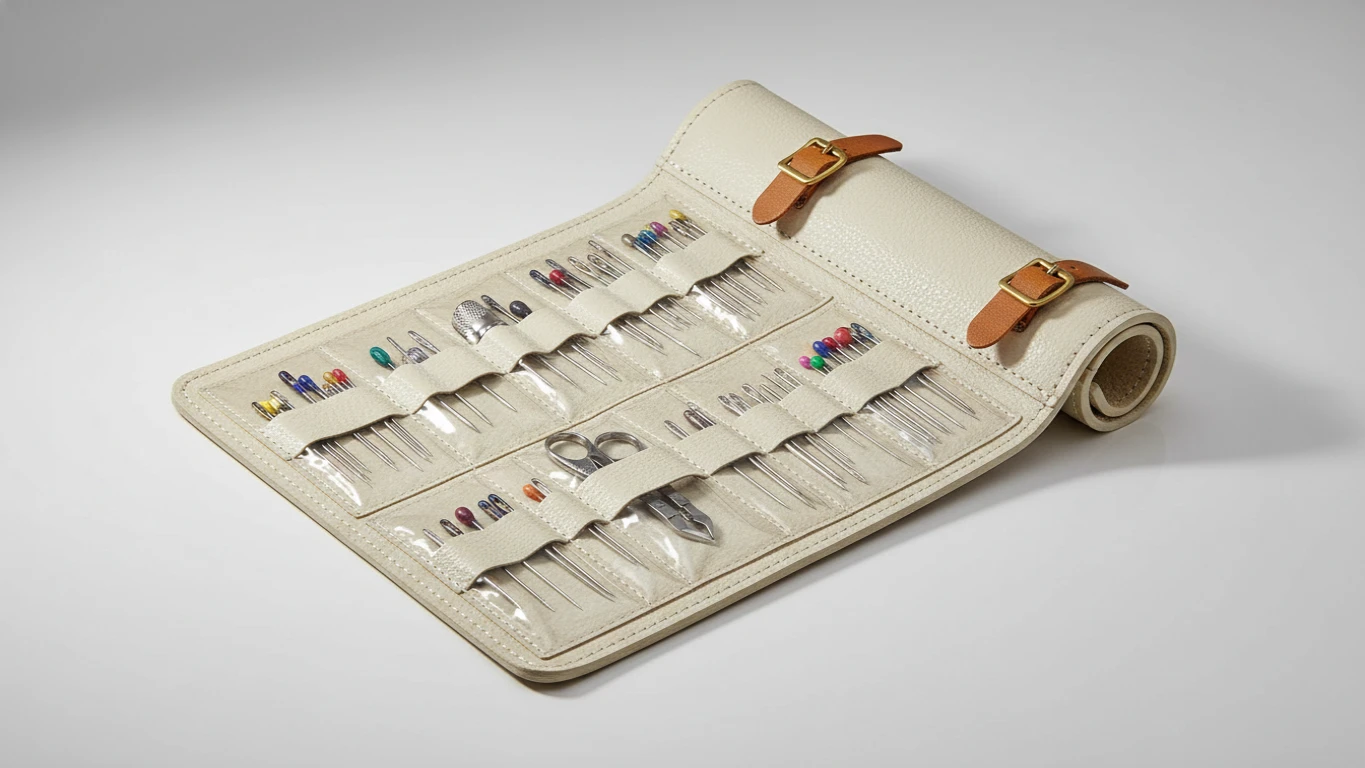 Organizador de Agulhas em Rolo