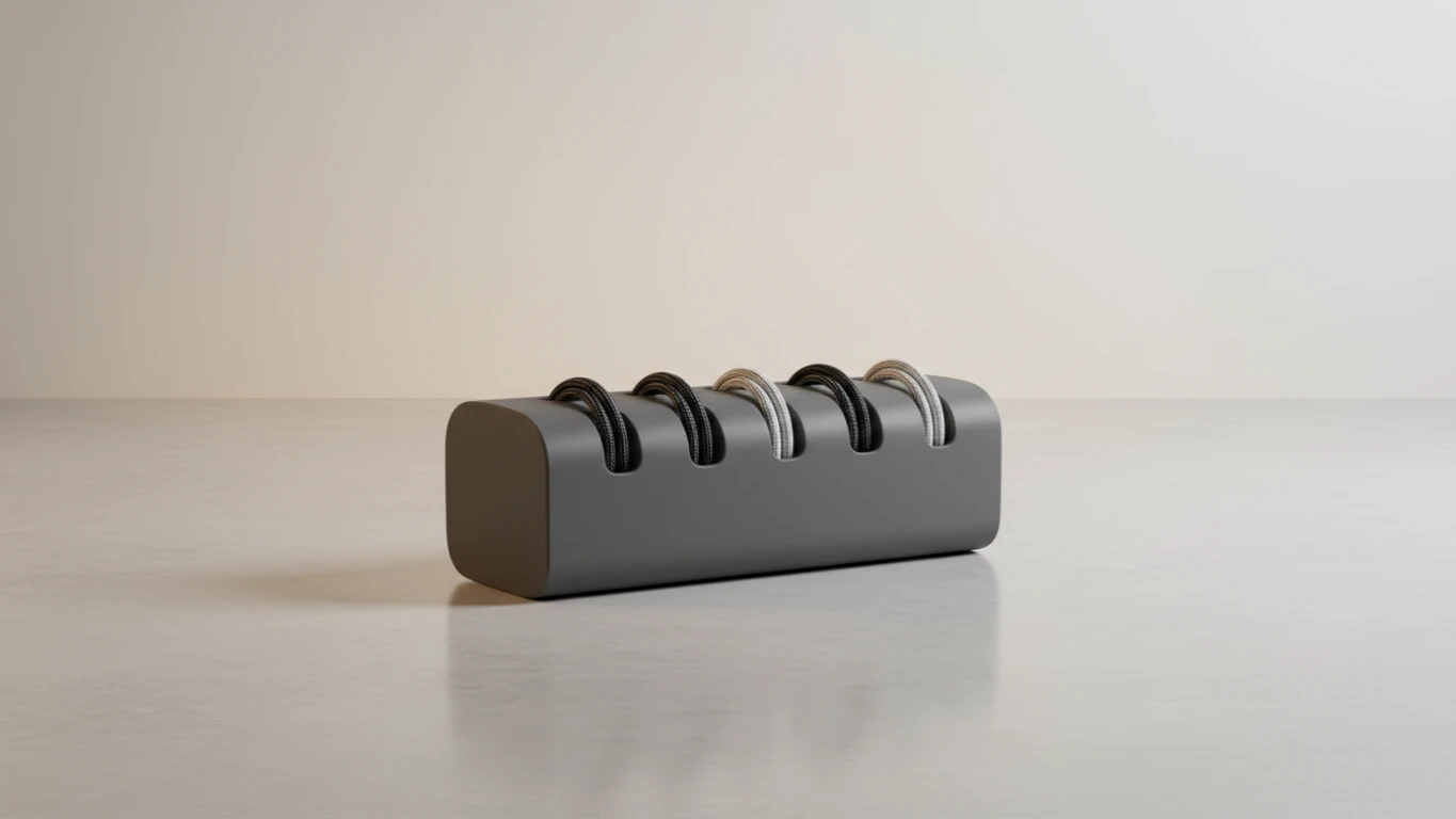 Organizador de Cabos de Mesa em Silicone