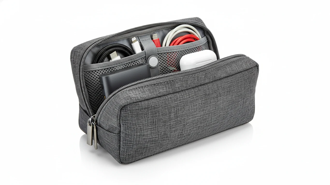 Organizador de Cabos de Viagem