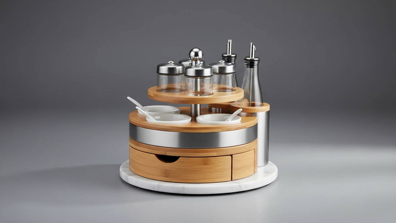 Organizador de Mesa para Condimentos