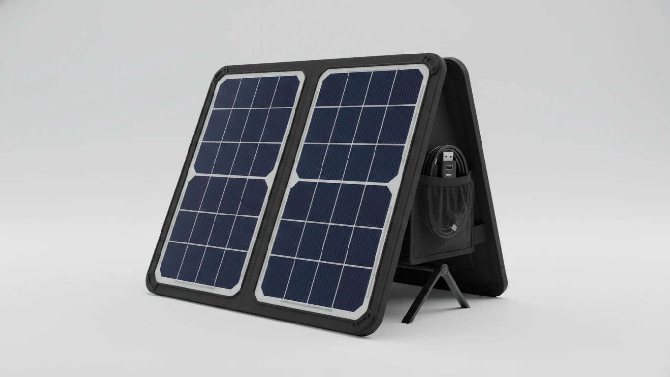 Painel Solar Portátil e Dobrável