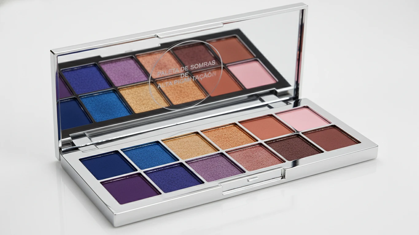 Paleta de Sombras de Alta Pigmentação