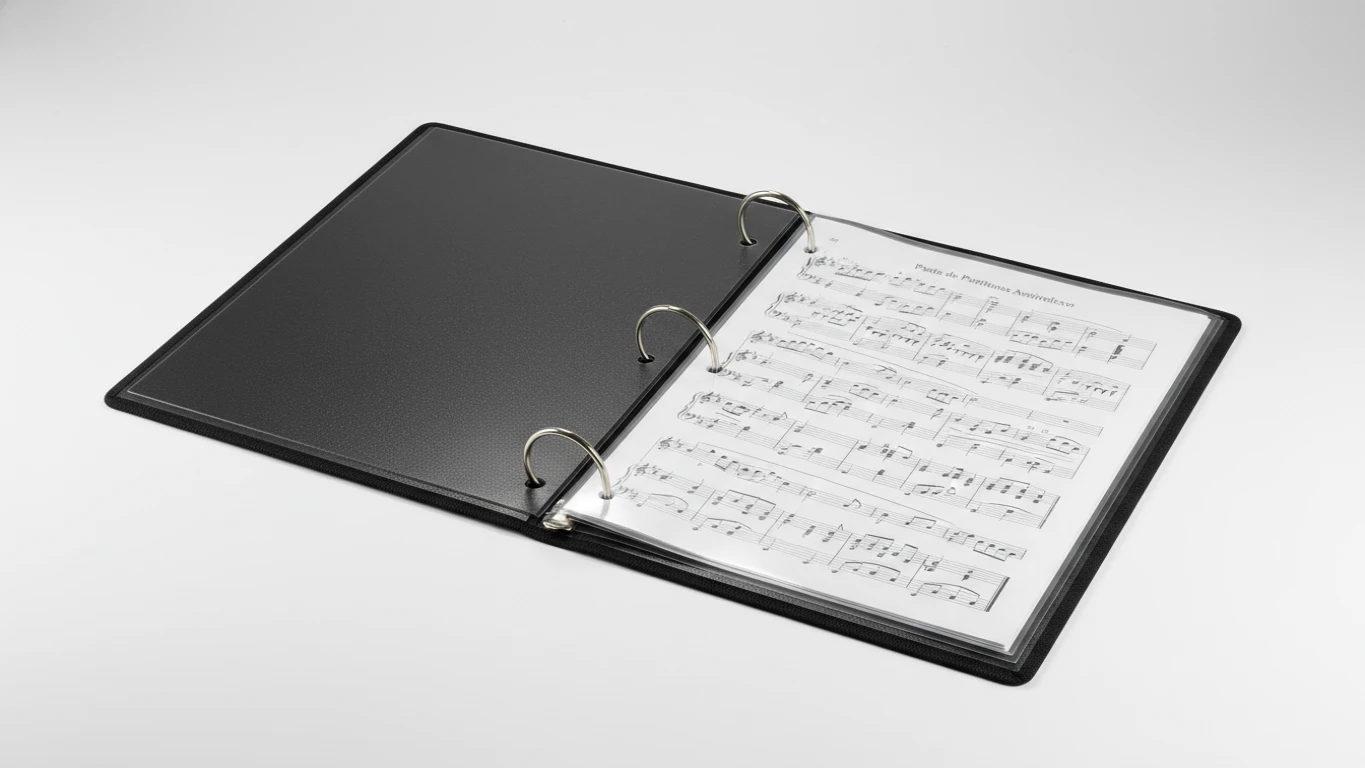 Pasta de Partituras Antirreflexo