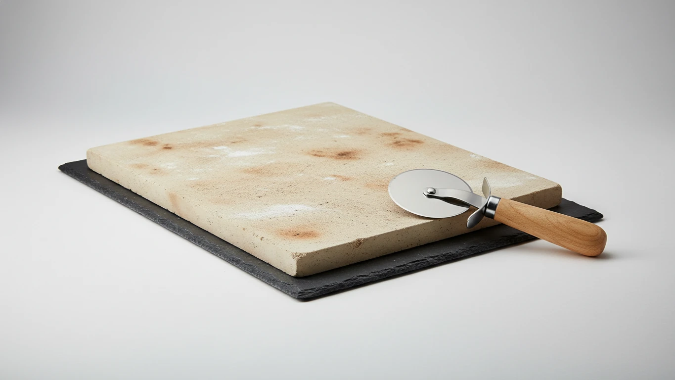 Pedra Refratária para Pizza com Cortador