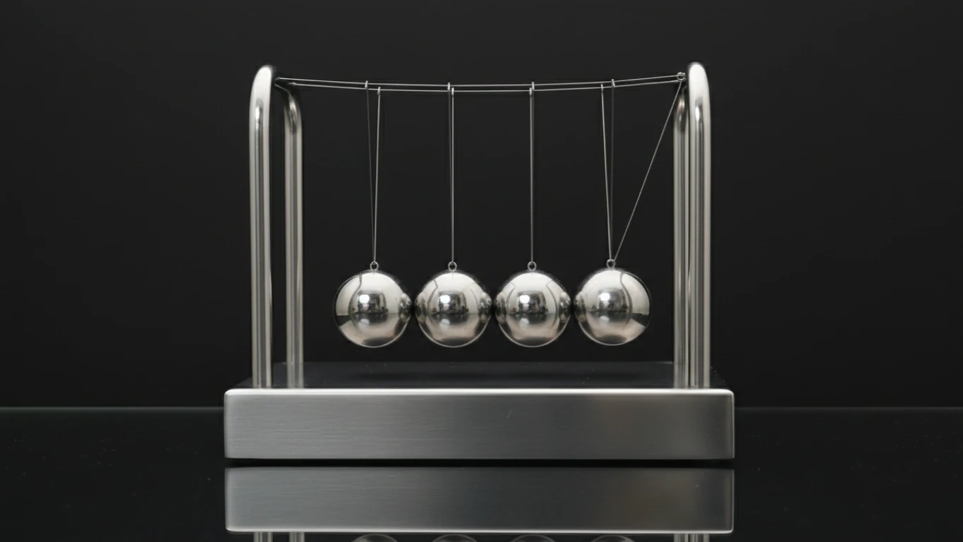 Pêndulo de Newton em Aço Inoxidável