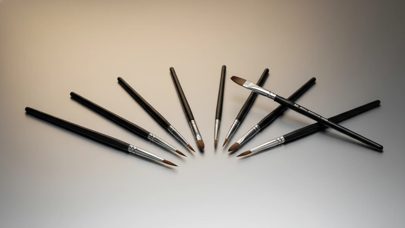 Pincéis de Precisão para Miniaturas