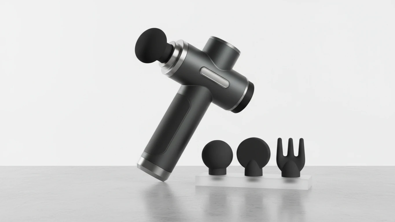 Pistola de Massagem Muscular Portátil