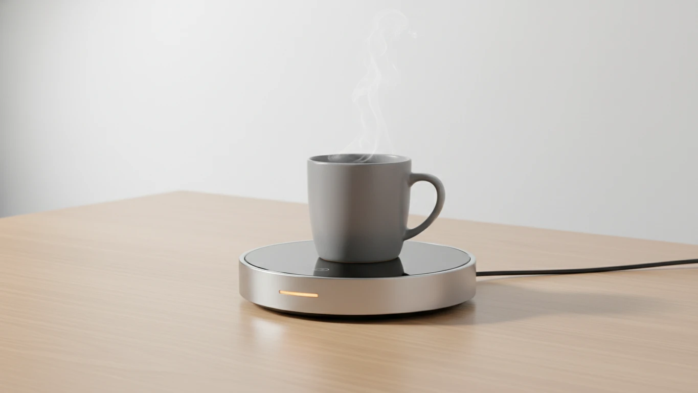 Placa Aquecedora de Caneca para Mesa de Trabalho