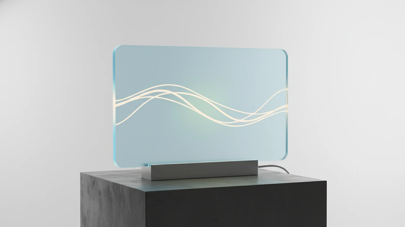 Placa Decorativa em LED Personalizada